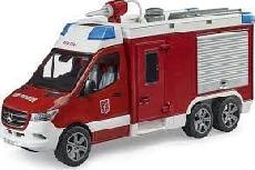 Žaislinė gaisrinė mašina Bruder MB Sprinter Fire Engine 02680, 1:16, raudona