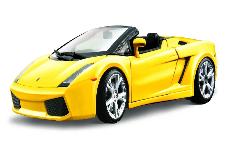 Žaislinis automobilis Bburago Lamborghini Gallardo Spyder, 1:18, geltona