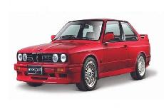 Žaislinis automobilis Bburago BMW M3 1988 18-21100R, raudona