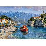 Dėlionė CherryPazzi - 1000 Seaside Village 30912 30912, 50 cm x 70 cm, 1000 dal.