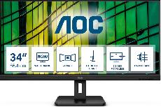 Monitorius AOC U34E2M, 34", 4 ms