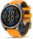 Išmanusis laikrodis Garmin Fenix Fenix 8 47mm AMOLED 010-02904-11, sidabro/oranžinė