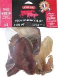 Skanėstas šunims Zolux Pork & Beef Ears, jautiena/kiauliena, 0.2 kg, 8 vnt.