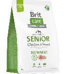 Sausas šunų maistas Brit Care Senior Chicken&Insect, vištiena, 3 kg