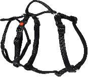 Reguliuojamos petnešos šunims Beeztees Safety Harness, juoda, 470 - 650 mm x 15 mm, S/M