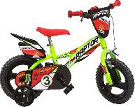 Vaikiškas dviratis Dino Bikes Raptor 612L-03RP, raudonas/žalias, 9", 12"