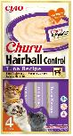 Skanėstas katėms Ciao Churu Hairball Controll, tunas, 0.014 kg, 4 vnt.