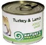 Šlapias šunų maistas Natures Protection Adult Light Turkey & Lamb, 0.2 kg