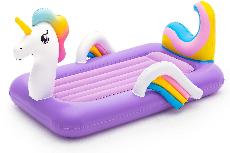 Pripučiamas paplūdimio čiužinys Bestway DreamChaser Airbed Unicorn, violetinis, 196 cm x 84 cm