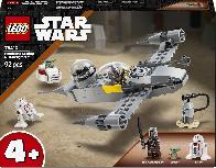 Konstruktorius LEGO® Star Wars Mando and Grogu's N-1 Starfighter™ 75410, 92 vnt.