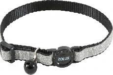 Antkaklis Zolux Shiny 520022NOI, 17 - 30 cm x 10 mm, juoda