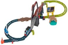 Transporto žaislų komplektas Mattel Fisher Price Thomas & Friends Bridge Lift Thomas & Skiff HGX65, įvairių spalvų