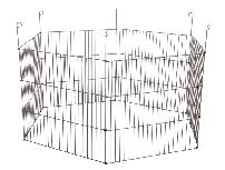 Narvas graužikams Zolux, 120 cm x 120 cm x 61 cm