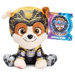 Pliušinis žaislas Paw Patrol Mighty Pups Movie Rubble, rudas/pilkas, 15 cm