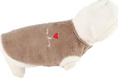 Džemperis šunims Zolux Teddy, ruda/balta, 25 cm