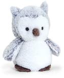 Pliušinis žaislas Keel Toys Pippins Owl, baltas/pilkas, 14 cm