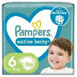 Sauskelnės Pampers Active Baby, 6 dydis, 18 kg, 96 vnt.