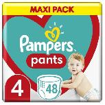 Sauskelnės-kelnaitės Pampers Pants, 4 dydis, 9 - 15 kg, 48 vnt.