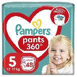 Sauskelnės-kelnaitės Pampers Pants, 5 dydis, 12 - 17 kg, 48 vnt.