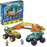 Konstruktorius Mega Bloks Monster Trucks Mega-Wrex Boneyard Stunt Course HKF89, plastikas