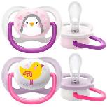 Čiulptukas Philips Avent Ultra Air Animals, 0 mėn., rožinė/violetinė