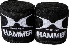 Tvarstis Hammer Boxing Bandages 89112, juoda