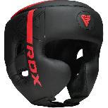 Bokso šalmas RDX Head Guard F6 HGR-F6MR-M, juoda/raudona, M