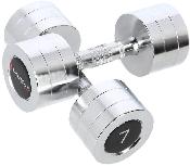 Svarmenų rinkinys HMS Chrome Dumbbells, 7 kg x 2 vnt.