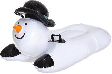 Pripučiama čiuožynė Atom Snowman, balta/juoda, 55 cm x 100 cm