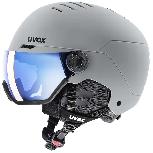 Slidinėjimo šalmas Uvex Wanted Visor, pilkas, 54-58 cm