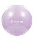 Gimnastikos kamuolys Springos FB0006, violetinis, 65 cm