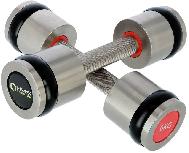 Svarmenų rinkinys HMS Chrome Dumbbells, 6 kg x 2 vnt.