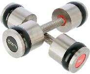 Svarmenų rinkinys HMS Chrome Dumbbells, 9 kg x 2 vnt.