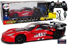Žaislinis automobilis Lean Toys Corvette C6.R, 23 cm, 1:18