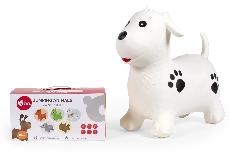 Šokinėjimo kamuolys Bo. Jumping Animal Dalmatian, 45 cm, balta