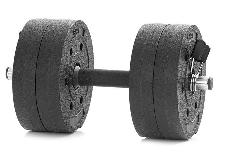 Svarmenų rinkinys Gymstick Active Vinyl Dumbbell Set, 10 kg