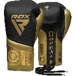 Bokso pirštinės RDX Mark Pro Fight Tri Korta 2, aukso, 8 oz