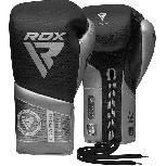 Bokso pirštinės RDX Mark Pro Fight Tri Korta 2, sidabro, 10 oz