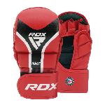 MMA pirštinės RDX Shooter Aura Plus T-17, juoda/raudona, S