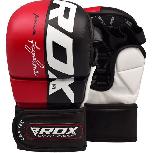 MMA pirštinės RDX Grappling Rex T6 Plus, balta/juoda/raudona, XL