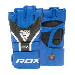 MMA pirštinės RDX Sports Aura Plus T-17, juoda/mėlyna, XL