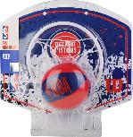 Pakabinama krepšinio lenta su lanku Wilson Detroit Pistons, su kamuoliuku, 30 cm x 25 cm, 2 vnt.