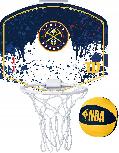 Pakabinama krepšinio lenta su lanku Wilson Denver Nuggets, su kamuoliuku, 16.5 cm, 28.5 cm x 24 cm