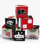 Lavinimo žaislas Miniland First Senses Cubes Set, 7 cm, įvairių spalvų, 6 vnt.