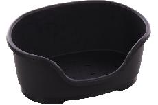 Gyvūno guolis Flamingo Tuck Oval 522584, juodas, S