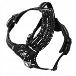Reguliuojamos petnešos šunims All For Dogs 3x Sport, juoda, 500 - 600 mm, XS