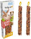 Maistas graužikams Vadigran Stixx Herb Rodents Nuts & Fruit, šinšiloms/triušiams/jūrų kiaulytėms, 0.15 kg, 2 vnt.