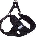 Reguliuojamos petnešos šunims Nobby Mesh Reflect, juoda, 690 - 830 mm x 25 mm, XL