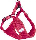 Reguliuojamos petnešos šunims Nobby Mesh Reflect, raudona, 580 - 690 mm x 20 mm, L