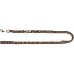Pavadėlis Trixie Premium, rudas, 2 m x 20 mm
